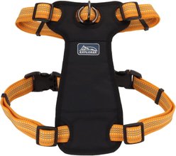 K9 Explorer Brights Reflective Front-Connect Harness, Desert, Large, 1-in x 26-38-in