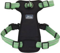 K9 Explorer Brights Reflective Front-Connect Harness, Meadow, Small, 5/8-in x 16-24-in