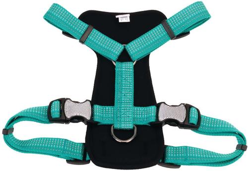 Show full view: K9 Explorer Brights Reflective Front-Connect Harness, Mountain, Large, 1-in x 26-38-in slide 3 of 10