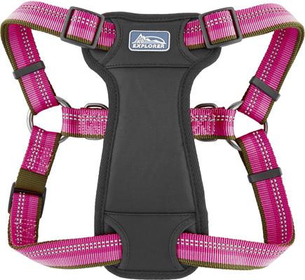 Show full view: K9 Explorer Reflective Adjustable Padded Dog Harness, Rosebud, Large, 1-in x 26-38-in slide 7 of 10