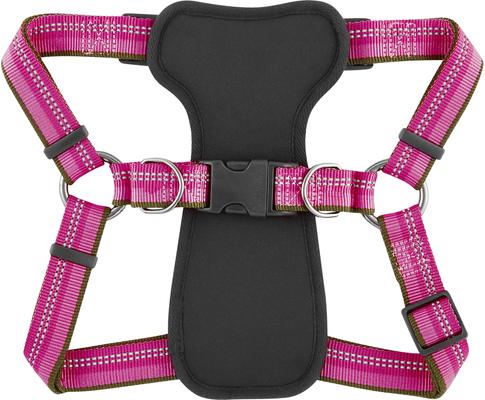 Show full view: K9 Explorer Reflective Adjustable Padded Dog Harness, Rosebud, Large, 1-in x 26-38-in slide 8 of 10