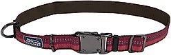 K9 Explorer Reflective Dog Collar, Berry, 12 to 18-in neck, 1-in wide