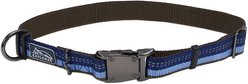 K9 Explorer Reflective Dog Collar, Sapphire, 12 to 18-in neck, 1-in wide