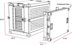 K9 Kennel Boss Heavy Duty Collapsible Dog Crate, Black, Large slide 2 of 9
