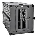 K9 Kennel Boss Heavy Duty Collapsible Dog Crate, Gray, Large