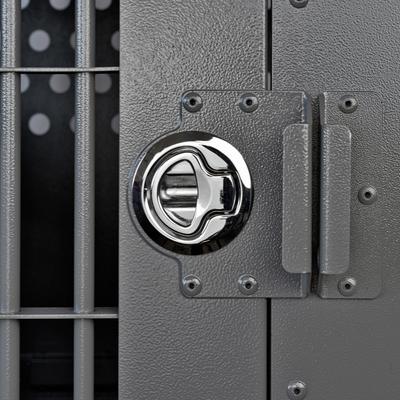 Show full view: K9 Kennel Boss Heavy Duty Collapsible Dog Crate, Gray, Large slide 5 of 11