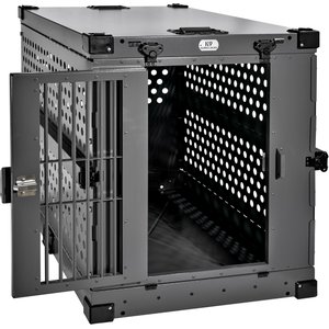 K9 Kennel Boss Heavy Duty Collapsible Dog Crate, Gray, Large