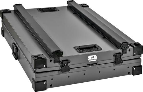 Show full view: K9 Kennel Boss Heavy Duty Collapsible Dog Crate, Gray, Large slide 3 of 11