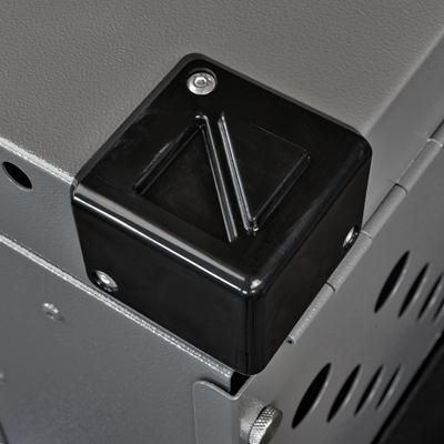 Show full view: K9 Kennel Boss Heavy Duty Collapsible Dog Crate, Gray, Medium slide 7 of 11