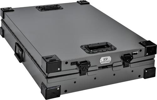 Show full view: K9 Kennel Boss Heavy Duty Collapsible Dog Crate, Gray, Medium slide 5 of 11