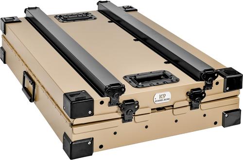 Show full view: K9 Kennel Boss Heavy Duty Collapsible Dog Crate, Tan, Medium slide 4 of 11