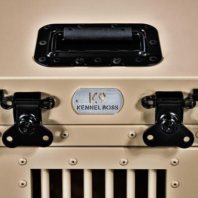 Show full view: K9 Kennel Boss Heavy Duty Collapsible Dog Crate, Tan, Small slide 8 of 11