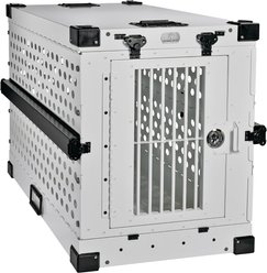 K9 Kennel Boss Heavy Duty Collapsible Dog Crate, White, Medium