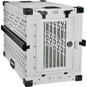 K9 Kennel Boss Heavy Duty Collapsible Dog Crate, White, Medium