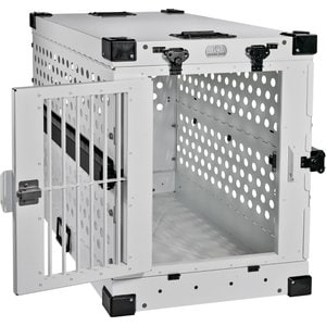 K9 Kennel Boss Heavy Duty Collapsible Dog Crate, White, Medium