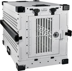 K9 Kennel Boss Heavy Duty Collapsible Dog Crate, White, Small
