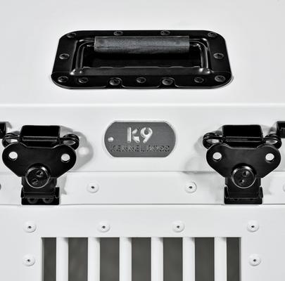 Show full view: K9 Kennel Boss Heavy Duty Collapsible Dog Crate, White, Small slide 8 of 11