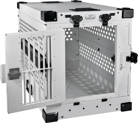 Show full view: K9 Kennel Boss Heavy Duty Collapsible Dog Crate, White, Small slide 2 of 11