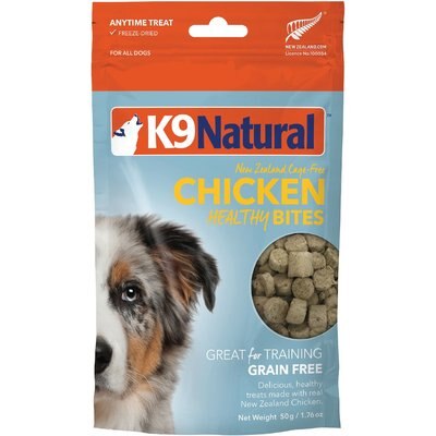 K9 Natural K9 Natural Healthy Bites Chicken Freeze-Dried Dog Treats, 1.76-oz bag