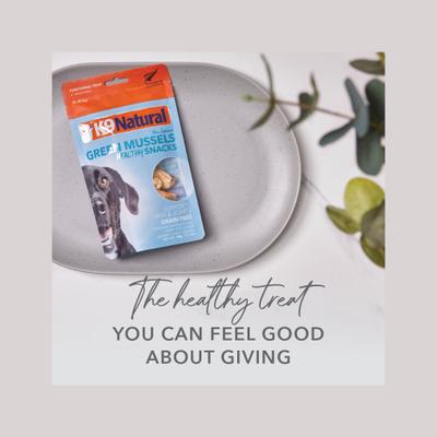 Show full view: K9 Natural Healthy Snacks Green Mussels Freeze-Dried Dog Treats, 1.76-oz bag slide 4 of 12