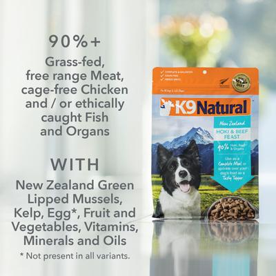 K9 Natural Lamb & King Salmon Grain-Free Freeze-Dried Dog Food