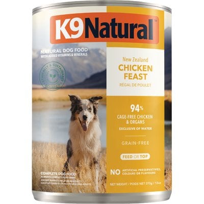 K9 Natural K9 Natural New Zealand Chicken Feast Grain-Free Canned Dog Food, 13-oz, case of 12