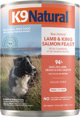 K9 NATURAL New Zealand Lamb & King Salmon Feast Grain-Free Canned