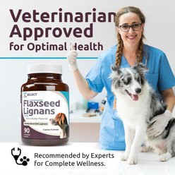 K9 Select Flaxseed Peanut Butter SDG Lignans Dog Hormone Supplement, 20 mg, 90 count slide 2 of 7