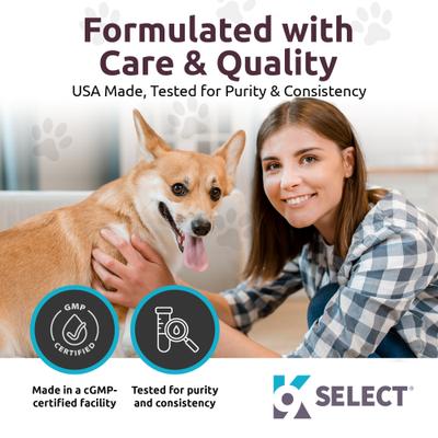 Show full view: K9 Select Flaxseed Peanut Butter SDG Lignans Dog Hormone Supplement, 20 mg, 90 count slide 6 of 8