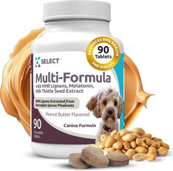 K9 Select HMR Multi-Formula Peanut Butter Formula Dog Hormone Supplement, 10 mg, 90 count