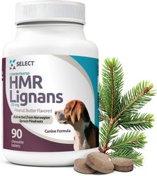 K9 Select Peanut Butter HMR Lignans Dog Hormone Supplement, 20 mg, 90 count