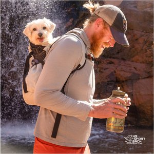 K9 Sport Sack Air 2 Forward Facing Dog Carrier Backpack, Jet Black, Large