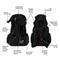 Show in main carousel: K9 Sport Sack Air 2 Forward Facing Dog Carrier Backpack, Jet Black, Small slide 5 of 9