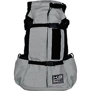 K9 Sport Sack Air 2 Forward Facing Dog Carrier Backpack, Light Grey, Large
