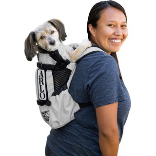 K9 Sport Sack Air 2 Forward Facing Dog Carrier Backpack, Light Grey, Small slide 1 of 7
