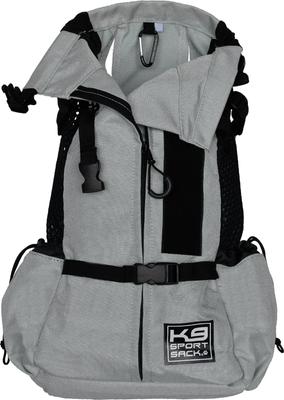 Show full view: K9 Sport Sack Air 2 Forward Facing Dog Carrier Backpack, Light Grey, Small slide 4 of 9