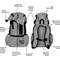 Show in main carousel: K9 Sport Sack Air 2 Forward Facing Dog Carrier Backpack, Light Grey, Small slide 5 of 9