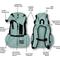 Show in main carousel: K9 Sport Sack Air 2 Forward Facing Dog Carrier Backpack, Summer Mint, Medium slide 5 of 9