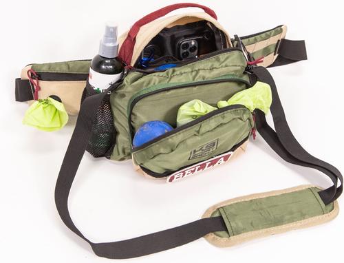 Show full view: K9 Sport Sack K9 Kompanion Walking Dog Supply Bag Accessory with Leash, One Size, Safari Green slide 6 of 8