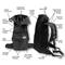 Show in main carousel: K9 Sport Sack KNAVIGATE Forward Facing Backpack Dog Carrier, Black, Large slide 4 of 11