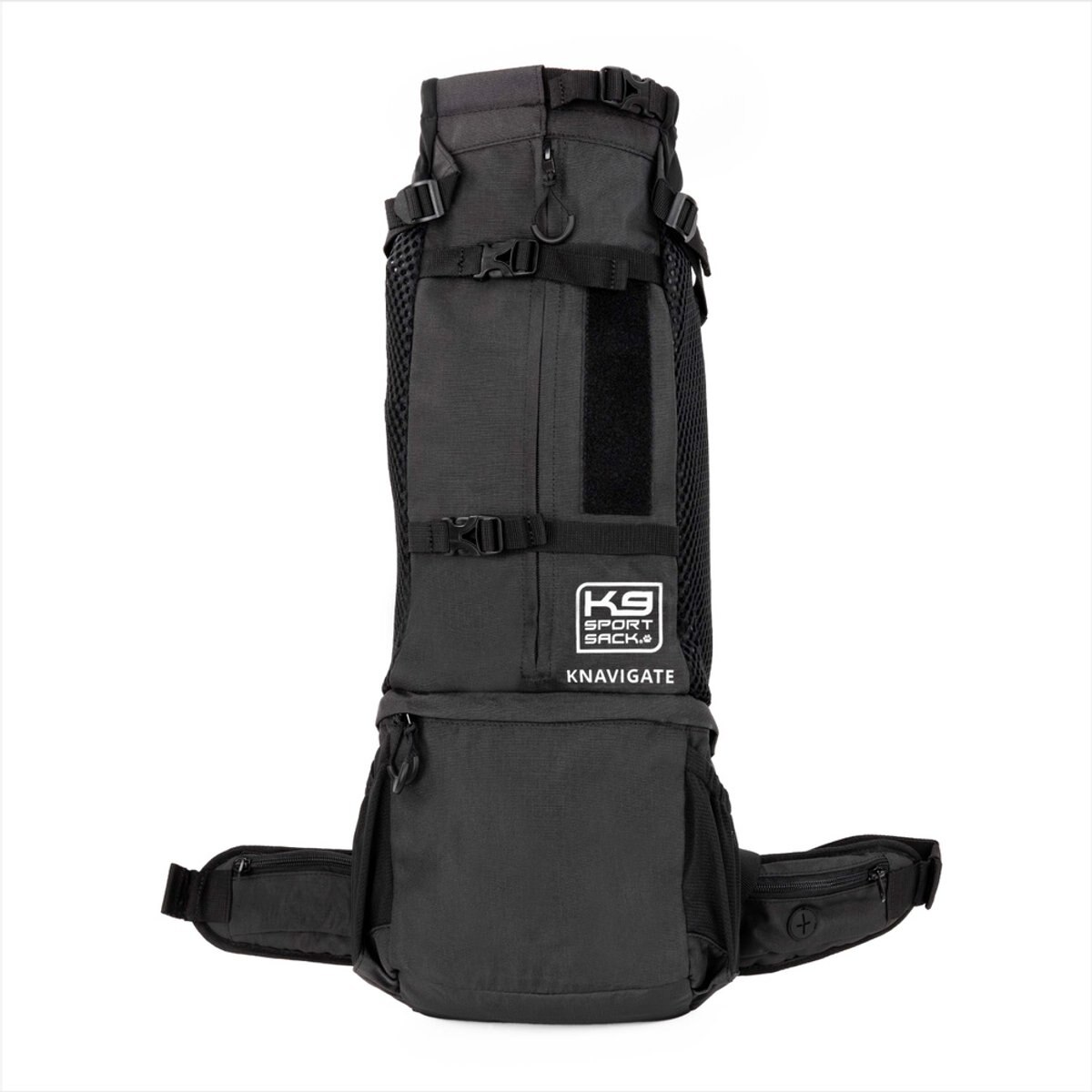 K9 Sport Sack KNAVIGATE Forward Facing Backpack Dog Carrier, Black, Medium