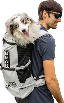 Show full view: K9 Sport Sack KNAVIGATE Forward Facing Backpack Dog Carrier, Grey, Large  slide 1 of 11