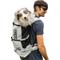 Show in main carousel: K9 Sport Sack KNAVIGATE Forward Facing Backpack Dog Carrier, Grey, X-Large slide 1 of 10