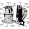 Show in main carousel: K9 Sport Sack KNAVIGATE Forward Facing Backpack Dog Carrier, Grey, X-Large slide 7 of 10