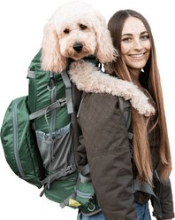 K9 Sport Sack Kolossus Forward Facing Dog Carrier Backpack, Green, X-Large