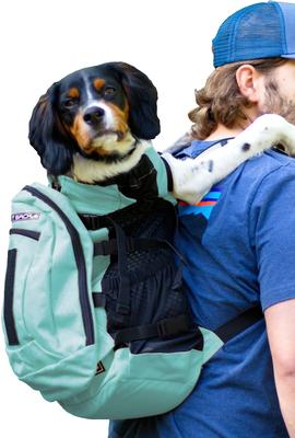 Show full view: K9 Sport Sack Plus 2 Forward Facing Dog Carrier Backpack, Mint, Large slide 1 of 12