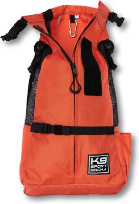 Show full view: K9 Sport Sack Trainer Forward Facing Dog Carrier Backpack, Coral, Small slide 3 of 11