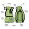 Show in main carousel: K9 Sport Sack Trainer Forward Facing Dog Carrier Backpack, Green, Large slide 5 of 10