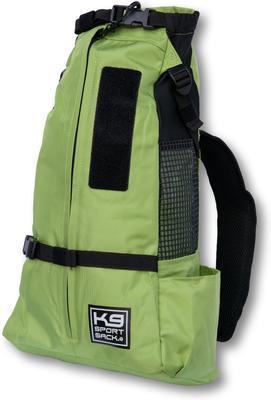 Show full view: K9 Sport Sack Trainer Forward Facing Dog Carrier Backpack, Green, Large slide 6 of 10