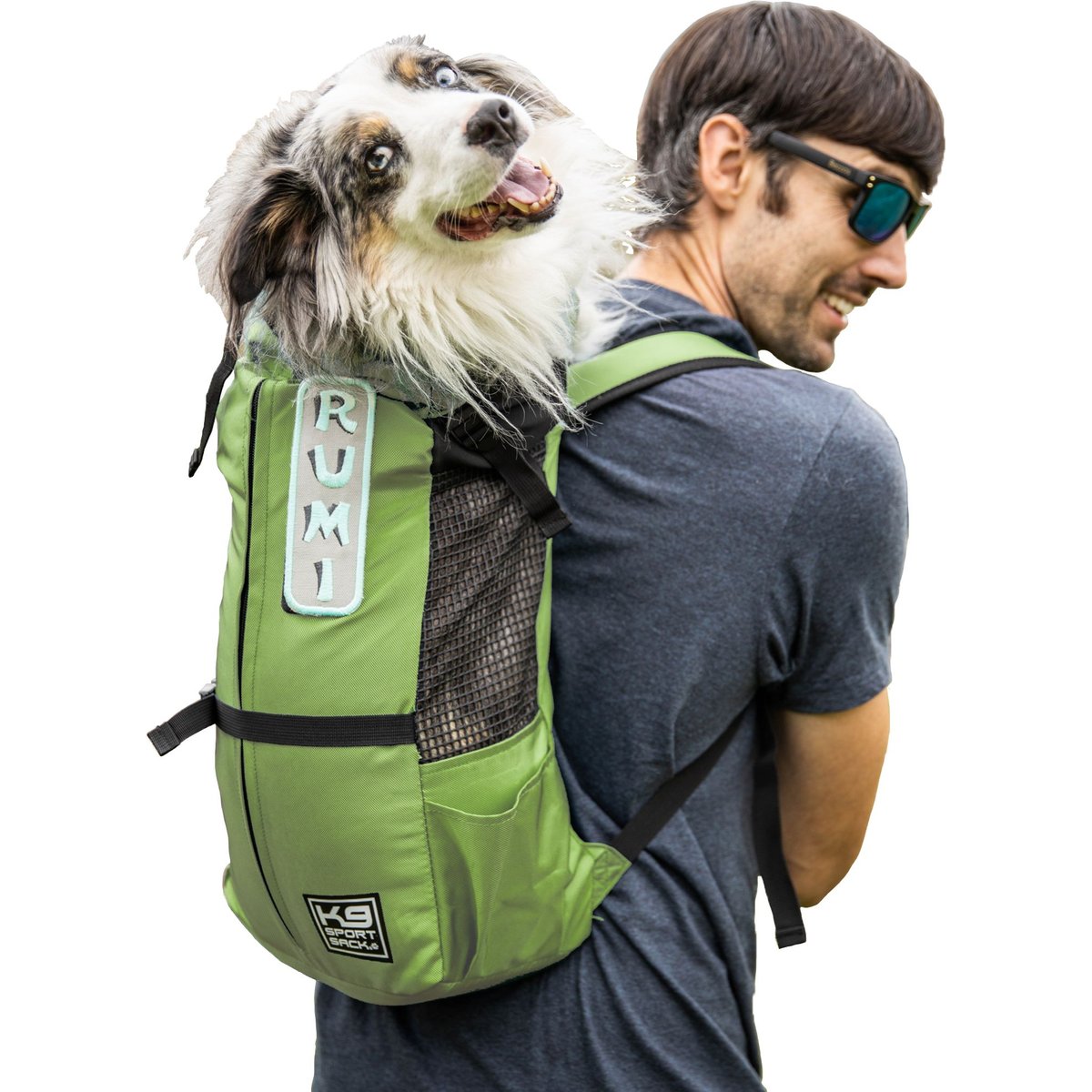 K9 Sport Sack Trainer Forward Facing Dog Carrier Backpack, Green, X-Small